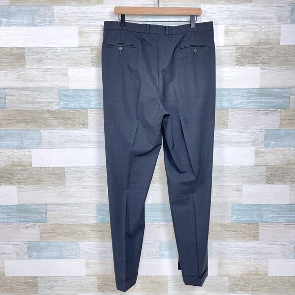 Brooks Brothers 346 Stretch Wool Suit Gray 3 Button Mens 41L Jacket 36R Pants - Picture 12 of 15